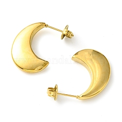 Серьги-гвоздики из нержавеющей стали 304 с ионным покрытием (IP) EJEW-Z038-06G