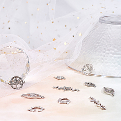 32 шт. 8 стиля сплава стразы звенья соединители&nbsp;ALRI-SC0001-13