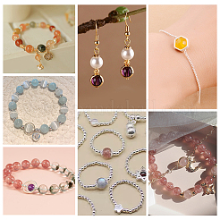 8 пакет 8 стиль латунная рамка для бусин KK-PH0009-48