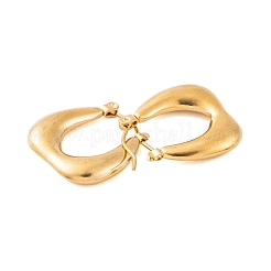 Ионное покрытие (ip) серьги-кольца из нержавеющей стали 304 для женщин EJEW-P279-26G