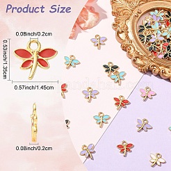 Подвески из эмали из сплава 50 шт.&nbsp;ENAM-YW0006-26