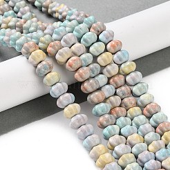 Натуральные бусины из радужного алашанского агата G-NH0022-M01-01