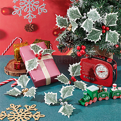 30 шт. искусственные листья падуба из смолы и пены 3 цветов&nbsp;DIY-GA0008-02