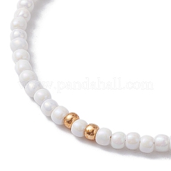 Колье с подвеской в форме сердца из натурального жемчуга NJEW-MZ00024-01