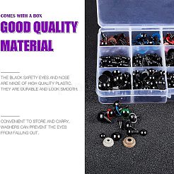 Yeux de poupée en plastique de l'artisanat&nbsp;DIY-GA0001-18