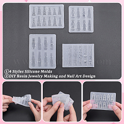4 pz 4 stili stampi in silicone&nbsp;MRMJ-HY0001-44