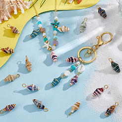 20 шт. 10-х стилевые фарфоровые подвески ручной работы&nbsp;PALLOY-PH01905