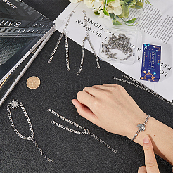 16шт 304 нержавеющая сталь витые цепочки для изготовления браслета&nbsp;AJEW-SC0002-50