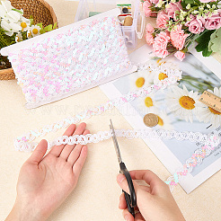 2 шт. 2-х цветные полиэстеровые бусины-пайетки OCOR-CY0002-36