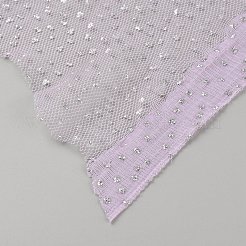 Полиэстеровая ткань с серебряным узором AJEW-WH20006-90C