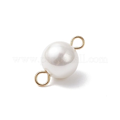 Круглые подвески-соединители с ракушками и жемчужинами PALLOY-JF04477-01