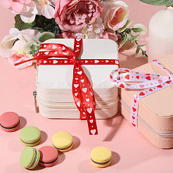 2 rollo de cinta de poliéster con estampado de corazones de 2 colores&nbsp;OCOR-CA0001-34