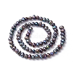 Бусы из натурального культивированного пресноводного жемчуга&nbsp;PEAR-R012-04