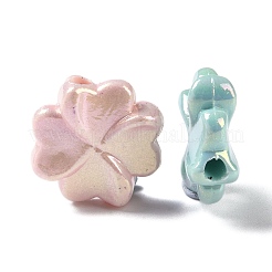 Переливающиеся непрозрачные акриловые бусины с УФ-покрытием&nbsp;OACR-G033-01