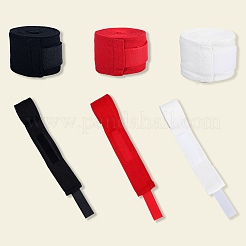 6 шт. 3-х цветные хлопковые бинты для бокса&nbsp;AJEW-CN0004-44