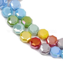 Гальванические непрозрачные стеклянные бусины&nbsp;EGLA-G039-05A-02