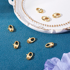 8 шт. латунные застежки-лобстеры&nbsp;KK-TA0002-65