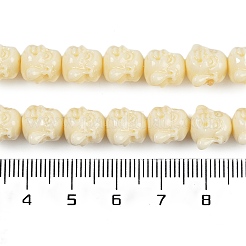 Нити резных бусин из синтетического коралла CORA-C003-11A