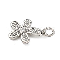 Латунные микропаве прозрачные кубические циркониевые подвески&nbsp;KK-A273-30P