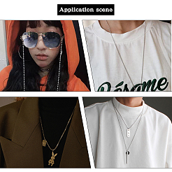 Наборы для самостоятельного изготовления ожерелья из шариковой цепи из нержавеющей стали 304 DIY-UN0001-52