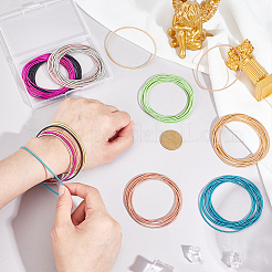 80шт 8-х цветные пружинные браслеты&nbsp;TWIR-PH0001-12