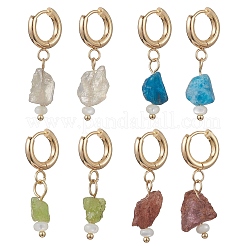 Ohrhänger aus natürlichem Peridot&nbsp;EJEW-JE07246