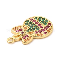 Подвески из кубического циркония с покрытием из латуни KK-R150-04G