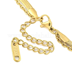 Ионное покрытие (ip) 304 нержавеющая сталь паве прозрачный кубический цирконий двухслойные ожерелья&nbsp;LS-NJEW-S426-01G