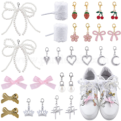 2 pince à cheveux crocodile pour filles&nbsp;HJEW-BM0001-28