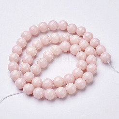 Chapelets de perles rondes en jade de Mashan naturelle&nbsp;X-G-D263-8mm-XS02