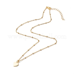 Бусы сердце кулон ожерелья NJEW-JN03621-02