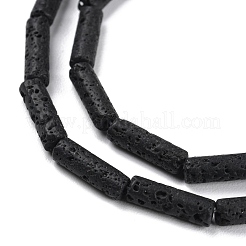 Бусы из натуральной лавы G-M401-C01