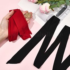 2шт 2-х цветные шифоновые галстуки для женщин&nbsp;AJEW-SP0003-51A