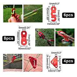 Замок шнура алюминиевого сплава TOOL-FH0001-15