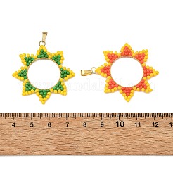 Anhänger aus Messing und Glasperlen&nbsp;PALLOY-MZ01373