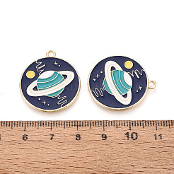 Crémaillère placage pendentifs en émail d'alliage&nbsp;ENAM-S126-069-NR