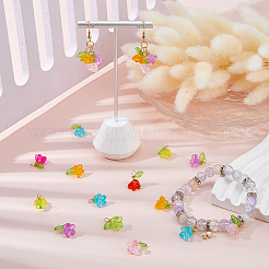 100шт прозрачные акриловые подвески&nbsp;PALLOY-DC00041