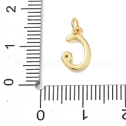 Messing micro pave klar zirkonia charme&nbsp;KK-D289-66G-C