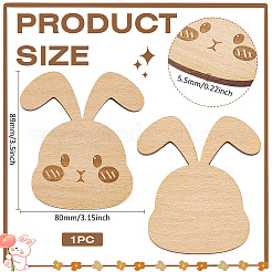 Деревянные инструменты для вязания кроликов WOOD-WH0050-029