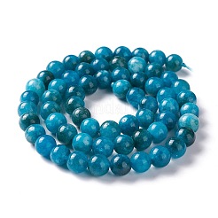 Natürliche weiße Jade Nachahmung Apatit Perlen Stränge&nbsp;X-G-I299-F10-6mm