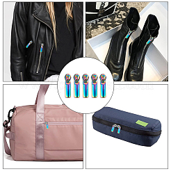 12 шт. прямоугольные сменные бегунки из цинкового сплава для застежки-молнии FIND-GF0001-51