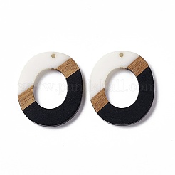 Подвески из непрозрачной смолы и ореха RESI-M027-01F