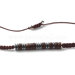 Set di braccialetti elastici per famiglia con codice morse&nbsp;BJEW-JB07352-04