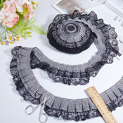 5 ярд полиэстеровой ленты с принтом в клетку OCOR-GF0005-08B