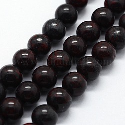 Natur Brekzien Jaspis Perlen Stränge, Runde, 10 mm, Bohrung: 1 mm, ca. 37 Stk. / Strang, 14.76 Zoll (37.5 cm)