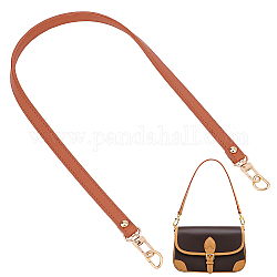 Cinghie della borsa in pelle pu, ampi manici per borsa, con chiusura girevole in lega di zinco e anelli a D, accessori per borse, Perù, 63.5cm