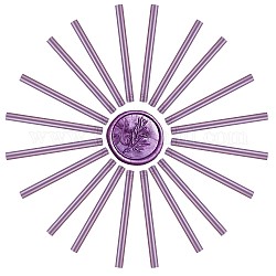 Sellado de palos de cera, para sello de sello de cera vintage retro, púrpura, 135x11mm