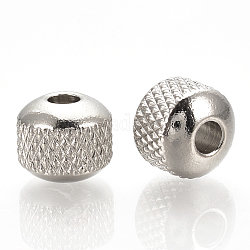 304 Stainless Steel Beads, Rondelle, Stainless Steel Color, 8x7mm, Hole: 3.5mm