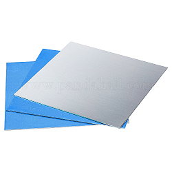 PH PandaHall 6pcs Blank Aluminium Sheets Thin Aluminum Stamping Sheets Practice Panel Plate Metal Craft for Jewelry Making Hand Stamping Embossing Etching, 11.8 inch