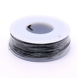 Матовый круглый алюминиевый провод, с катушкой, чёрные, 15 датчик, 1.5 мм, 10 м / рулон